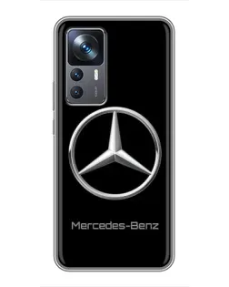 Чехол для Xiaomi 12T с картинкой «Mercedes Silver Logo»