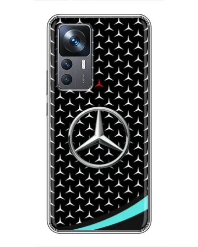 Чехол для Xiaomi 12T с картинкой «Mercedes — бирюзовый акцент» Чехол для Xiaomi 12T с картинкой «Mercedes — бирюзовый акцент»