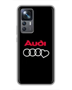Чохол для Xiaomi 12T з картинкою «Логотип Audi Heart» Чохол для Xiaomi 12T з картинкою «Логотип Audi Heart»