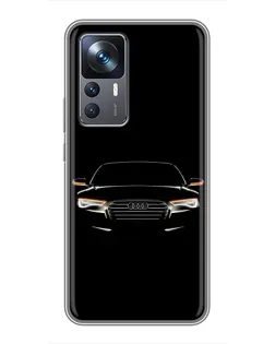 Чохол для Xiaomi 12T з картинкою «Audi — нічний контур» Чохол для Xiaomi 12T з картинкою «Audi — нічний контур»