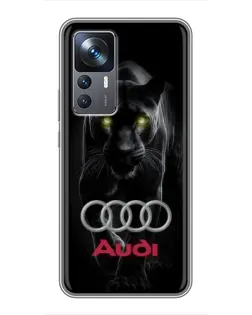 Чохол для Xiaomi 12T з картинкою «Пантера та Audi» Чохол для Xiaomi 12T з картинкою «Пантера та Audi»