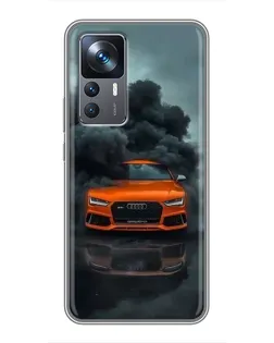 Чохол для Xiaomi 12T з картинкою «Audi у хмарах диму» Чохол для Xiaomi 12T з картинкою «Audi у хмарах диму»