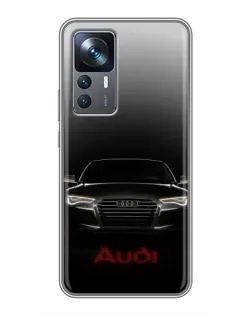 Чохол для Xiaomi 12T з картинкою «Audi — градієнтний контур» Чохол для Xiaomi 12T з картинкою «Audi — градієнтний контур»