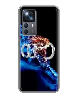 Чохол для Xiaomi 12T з картинкою «Енергія лого Audi» Чохол для Xiaomi 12T з картинкою «Енергія лого Audi»