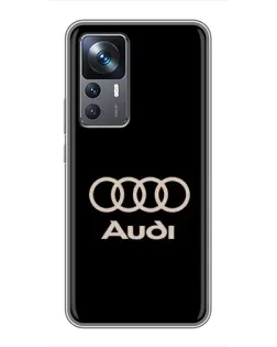 Чохол для Xiaomi 12T з картинкою «Audi — золотий логотип» Чохол для Xiaomi 12T з картинкою «Audi — золотий логотип»