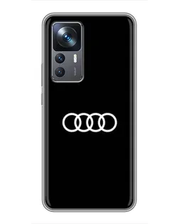 Чохол для Xiaomi 12T з картинкою «Audi White Logo» Чохол для Xiaomi 12T з картинкою «Audi White Logo»