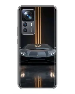 Чехол для Xiaomi 12T с картинкой «Lamborghini золотые линии» Чехол для Xiaomi 12T с картинкой «Lamborghini золотые линии»