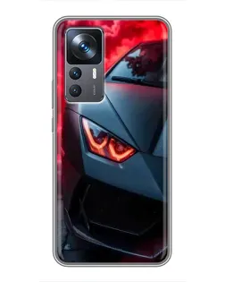 Чехол для Xiaomi 12T с картинкой «Lamborghini красное сияние» Чехол для Xiaomi 12T с картинкой «Lamborghini красное сияние»