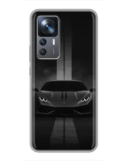 Чехол для Xiaomi 12T с картинкой «Lamborghini симметрия дорог» Чехол для Xiaomi 12T с картинкой «Lamborghini симметрия дорог»