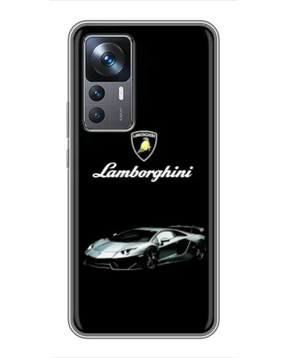 Чехол для Xiaomi 12T с картинкой «Логотип Lamborghini классика»