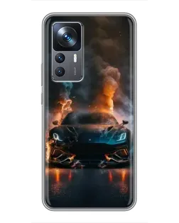 Чехол для Xiaomi 12T с картинкой «Lamborghini дымная эстетика» Чехол для Xiaomi 12T с картинкой «Lamborghini дымная эстетика»