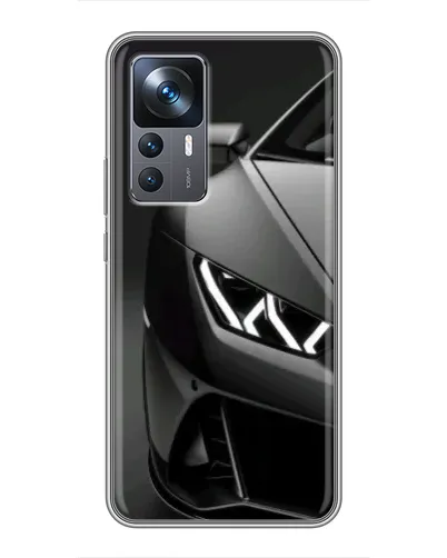 Чехол для Xiaomi 12T с картинкой «Lamborghini фары детализация»