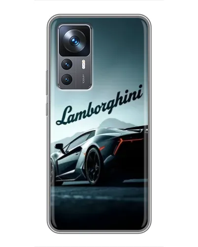 Чехол для Xiaomi 12T с картинкой «Классическая надпись Lamborghini»