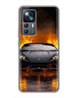 Чехол для Xiaomi 12T с картинкой «Lamborghini в огне» Чехол для Xiaomi 12T с картинкой «Lamborghini в огне»