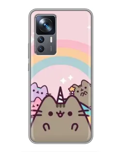 Чехол для Xiaomi 12T с картинкой «Единорог Pusheen»