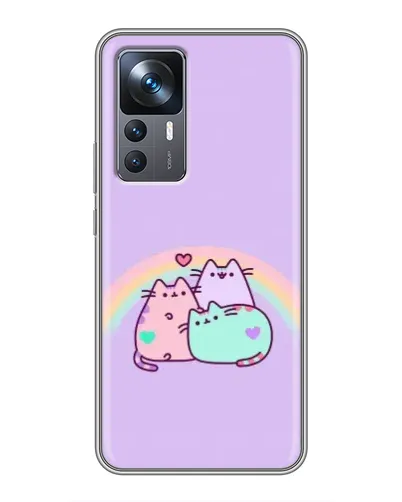 Чехол для Xiaomi 12T с картинкой «Радужные Пушины» Чехол для Xiaomi 12T с картинкой «Радужные Пушины»