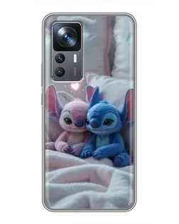 Чехол для Xiaomi 12T с картинкой «Плюшевые Стич Ангел» Чехол для Xiaomi 12T с картинкой «Плюшевые Стич Ангел»