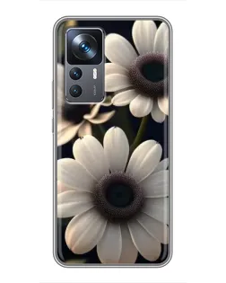 Чохол для Xiaomi 12T з картинкою «Білі маргаритки макро» Чохол для Xiaomi 12T з картинкою «Білі маргаритки макро»