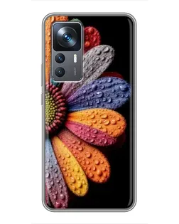 Чохол для Xiaomi 12T з картинкою «Райдужна квітка» Чохол для Xiaomi 12T з картинкою «Райдужна квітка»