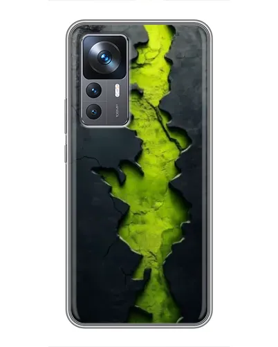 Чехол для Xiaomi 12T с картинкой «Салатовый разлом скалы» Чехол для Xiaomi 12T с картинкой «Салатовый разлом скалы»