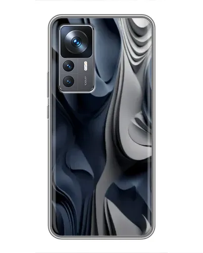 Чехол для Xiaomi 12T с картинкой «Объемные синие складки» Чехол для Xiaomi 12T с картинкой «Объемные синие складки»