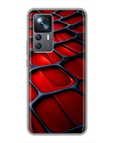 Чехол для Xiaomi 12T с картинкой «Красная глянцевая сетка» Чехол для Xiaomi 12T с картинкой «Красная глянцевая сетка»