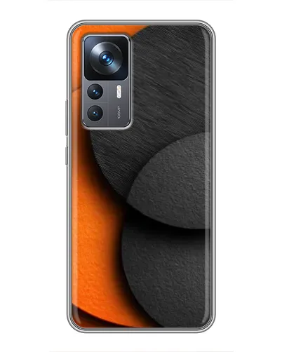 Чехол для Xiaomi 12T с картинкой «Геометрия оранжевых кругов» Чехол для Xiaomi 12T с картинкой «Геометрия оранжевых кругов»