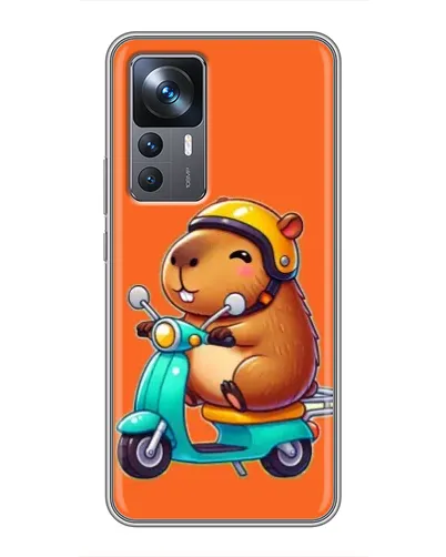 Чохол для Xiaomi 12T з картинкою «Капібара на скутері» Чохол для Xiaomi 12T з картинкою «Капібара на скутері»
