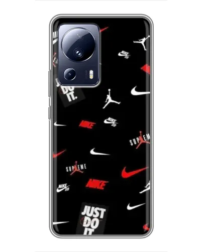 Чехол для Xiaomi 13 Lite с картинкой «Nike Mix Pattern»