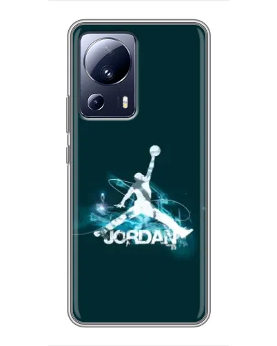Чехол для Xiaomi 13 Lite с картинкой «Jordan Blue Fire»