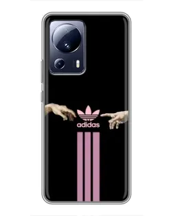 Чехол для Xiaomi 13 Lite с картинкой «Adidas Hands» Чехол для Xiaomi 13 Lite с картинкой «Adidas Hands»