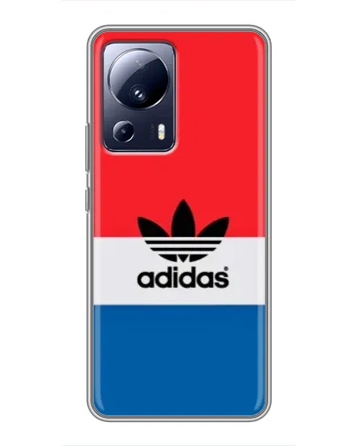 Чехол для Xiaomi 13 Lite с картинкой «Ретро блоки Adidas»