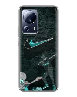 Чохол для Xiaomi 13 Lite з картинкою «Спортивний арт Nike» Чохол для Xiaomi 13 Lite з картинкою «Спортивний арт Nike»