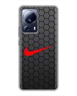 Чохол для Xiaomi 13 Lite з картинкою «Nike — карбонова сітка» Чохол для Xiaomi 13 Lite з картинкою «Nike — карбонова сітка»