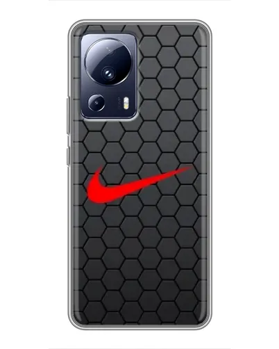 Чехол для Xiaomi 13 Lite с картинкой «Nike — карбоновая сетка» Чехол для Xiaomi 13 Lite с картинкой «Nike — карбоновая сетка»
