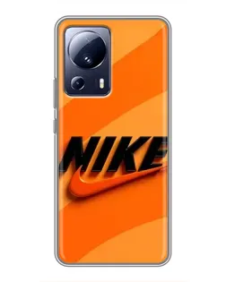 Чохол для Xiaomi 13 Lite з картинкою «Помаранчевий драйв Nike» Чохол для Xiaomi 13 Lite з картинкою «Помаранчевий драйв Nike»
