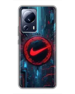 Чохол для Xiaomi 13 Lite з картинкою «Техногенний стиль Nike» Чохол для Xiaomi 13 Lite з картинкою «Техногенний стиль Nike»