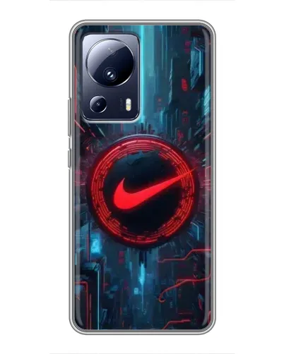 Чехол для Xiaomi 13 Lite с картинкой «Техногенный стиль Nike» Чехол для Xiaomi 13 Lite с картинкой «Техногенный стиль Nike»