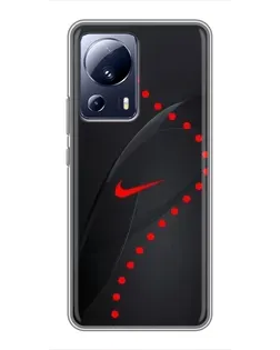 Чохол для Xiaomi 13 Lite з картинкою «Абстрактний дизайн Nike» Чохол для Xiaomi 13 Lite з картинкою «Абстрактний дизайн Nike»