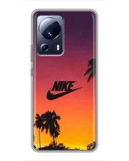 Чохол для Xiaomi 13 Lite з картинкою «Nike на заході сонця» Чохол для Xiaomi 13 Lite з картинкою «Nike на заході сонця»