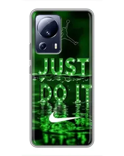 Чохол для Xiaomi 13 Lite з картинкою «Зелений неоновий Nike» Чохол для Xiaomi 13 Lite з картинкою «Зелений неоновий Nike»