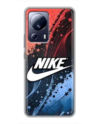 Чехол для Xiaomi 13 Lite с картинкой «Градиентный принт Найк» Чехол для Xiaomi 13 Lite с картинкой «Градиентный принт Найк»