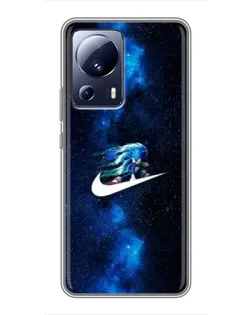 Чохол для Xiaomi 13 Lite з картинкою «Зірковий шлях Nike» Чохол для Xiaomi 13 Lite з картинкою «Зірковий шлях Nike»