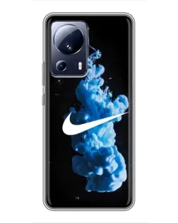 Чохол для Xiaomi 13 Lite з картинкою «Nike та синій дим» Чохол для Xiaomi 13 Lite з картинкою «Nike та синій дим»