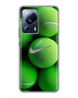 Чохол для Xiaomi 13 Lite з картинкою «Тенісні м'ячі Найк» Чохол для Xiaomi 13 Lite з картинкою «Тенісні м'ячі Найк»