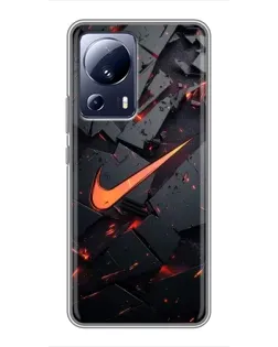 Чохол для Xiaomi 13 Lite з картинкою «Nike — ефект розломів» Чохол для Xiaomi 13 Lite з картинкою «Nike — ефект розломів»
