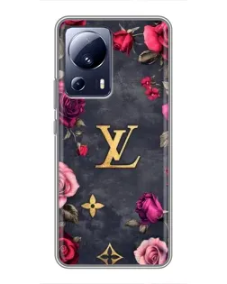 Чехол для Xiaomi 13 Lite с картинкой «Цветочный Louis Vuitton» Чехол для Xiaomi 13 Lite с картинкой «Цветочный Louis Vuitton»