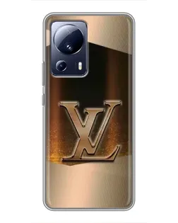Чехол для Xiaomi 13 Lite с картинкой «LV — золотое сияние» Чехол для Xiaomi 13 Lite с картинкой «LV — золотое сияние»