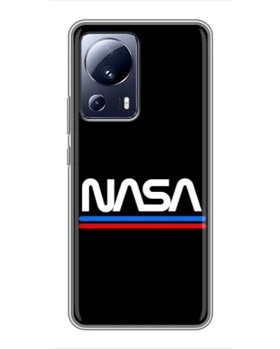Чохол для Xiaomi 13 Lite з картинкою «NASA — класика Red Blue» Чохол для Xiaomi 13 Lite з картинкою «NASA — класика Red Blue»