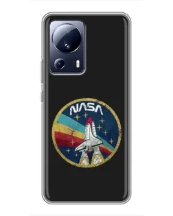 Чохол для Xiaomi 13 Lite з картинкою «NASA — емблема місії» Чохол для Xiaomi 13 Lite з картинкою «NASA — емблема місії»